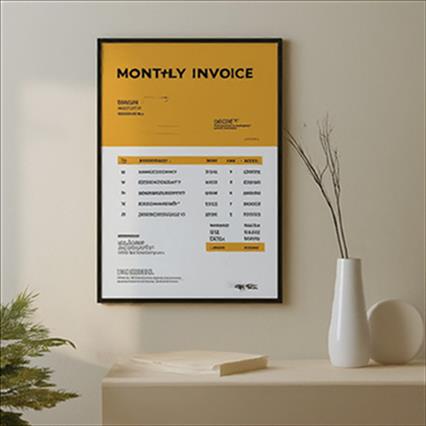 Creating a Monthly Rent Invoice Template in Excel