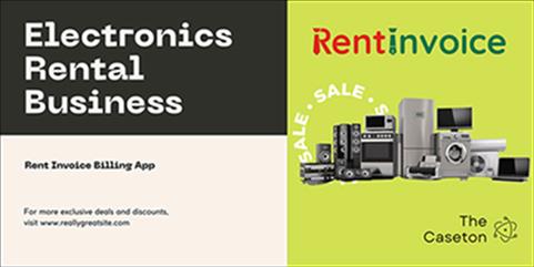  How to Start an Electronics Rental Business with Rent Invoice Billing App 