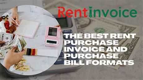 Simplifying Billing  The Best Rent Purchase Invoice and Purchase Bill Formats