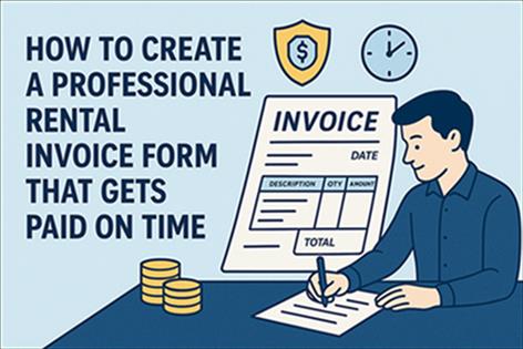 How to Create a Professional Rental Invoice Form That Gets Paid on Time