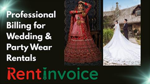 Professional Billing for Wedding & Party Wear Rentals
