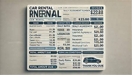 What is a Car Rental Invoice?