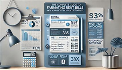 The Complete Guide to Formatting Rent Bills with GST in Your Monthly